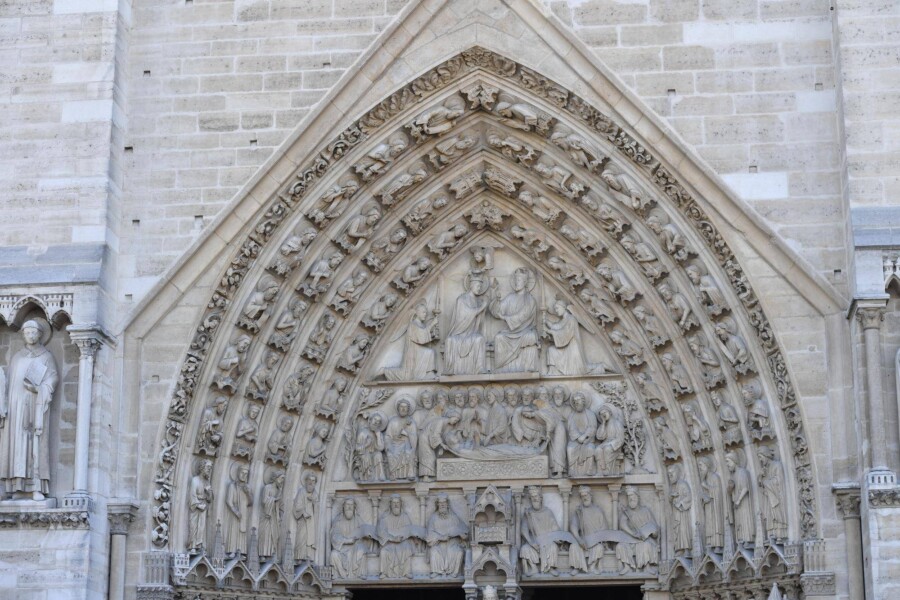 Katedra Notre Dame z czego została zbudowana?